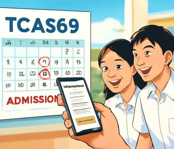 อัปเดต! กำหนดการ TCAS69 รอบ Admission #dek69 ห้ามพลาด